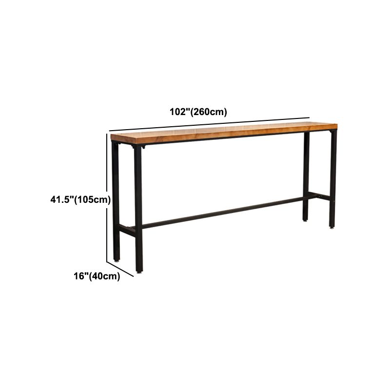 industrial-1-3-5-pieces-bar-table-set-round-pine-wood-counter-table