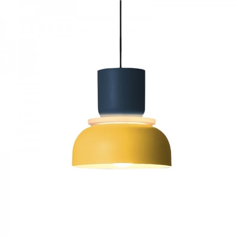 Macri Acrylic Colorful Bowl Shade Pendant Light For Kitchen