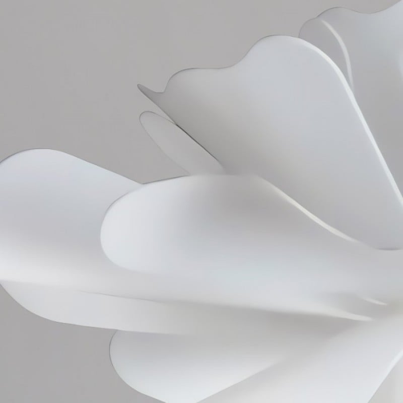 Nordic White Lotus Flower Pendant Light S30