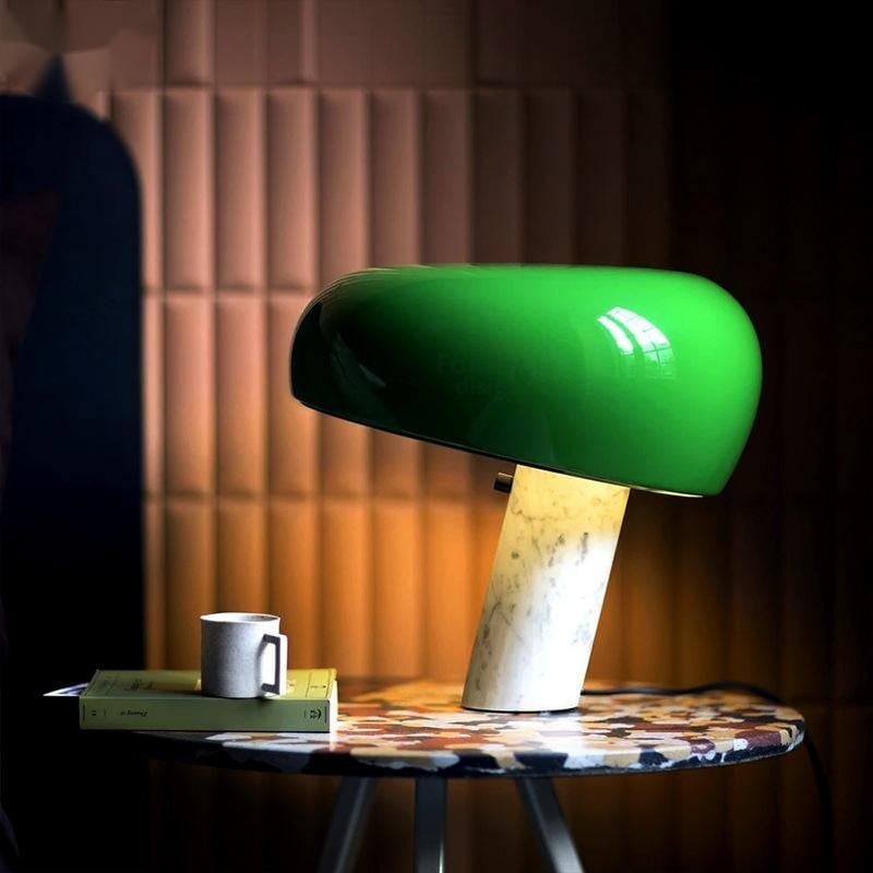 Snoopy Marble Table Lamp