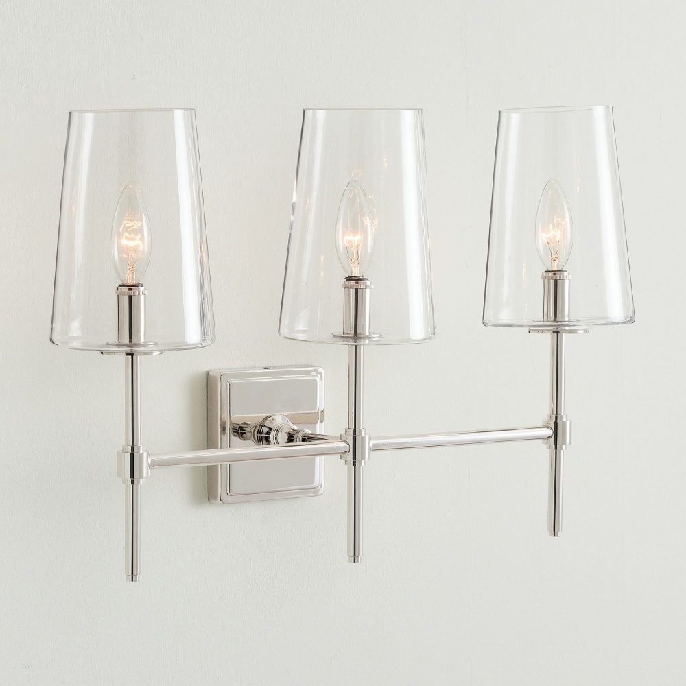 Applique murale Riggs IP44, laiton vieilli, à 3 lampes
