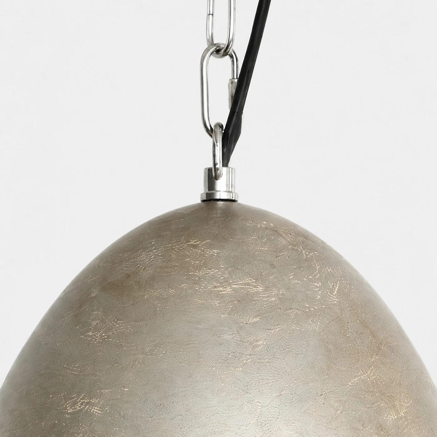 Vintage Distressed Metal Dome Pendant Light