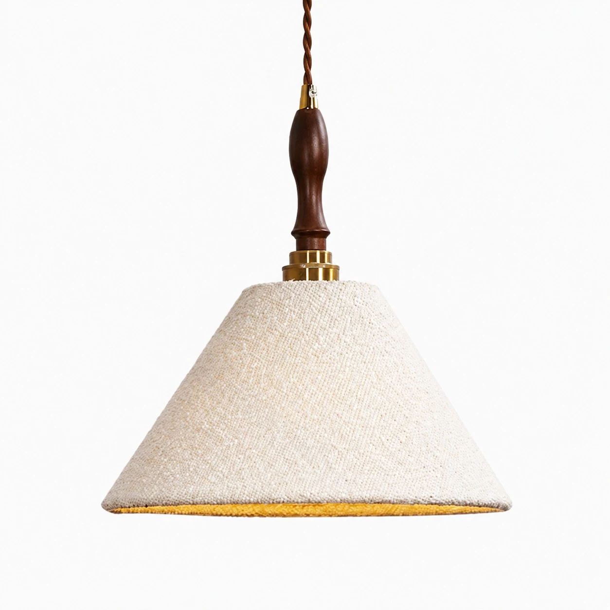 Cream fabric shade full product view